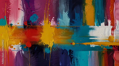 Abstract Acrylic Painting Background