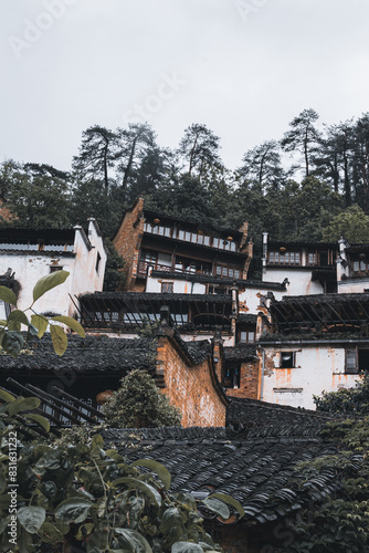 View of the ancient city of the city of wuyuan