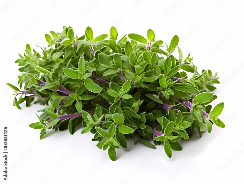 Thyme, isolate on white background, dicut PNG style Thyme, isolate on white background, dicut PNG style