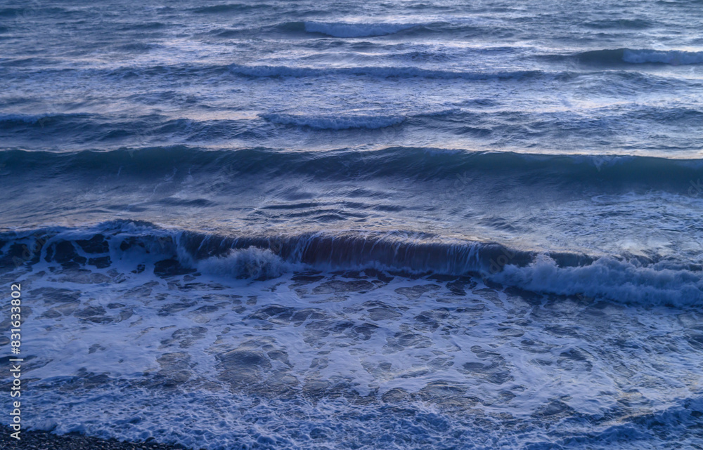 picture of the surface water in the sunset time picture of the surface water in the sunset time