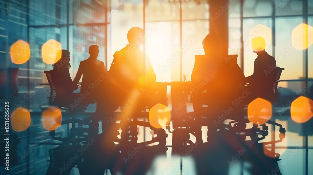 Business People Meeting Corporate Communication Teamwork Concept : Generative AI Business People Meeting Corporate Communication Teamwork Concept : Generative AI