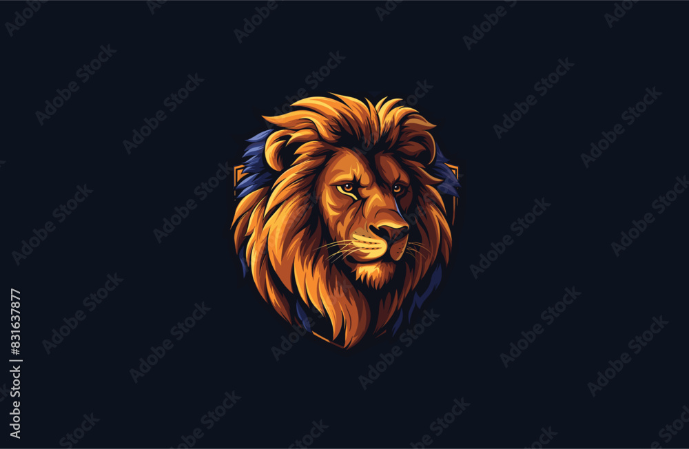 Lion logo design template vector illustration Lion logo design template vector illustration