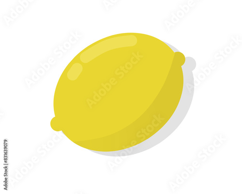 lemon isolated on white background