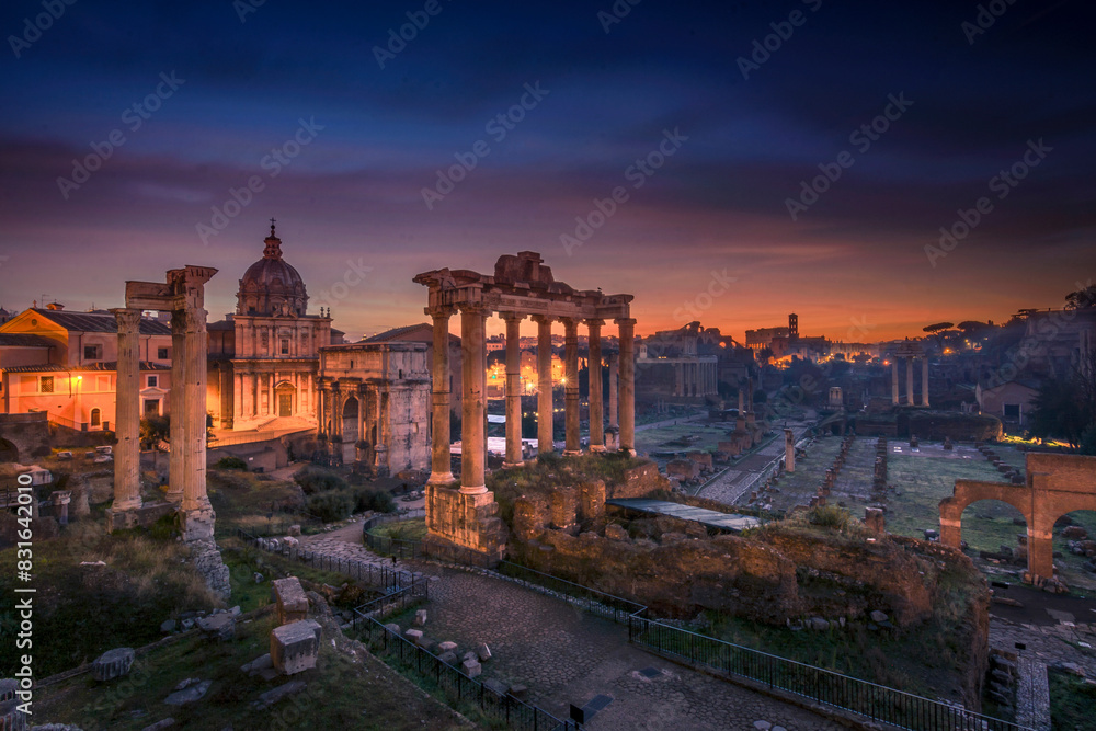 Photos from various tourist spots in capital of Italy Rome
