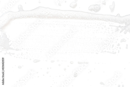 Isolated foam bubble splash