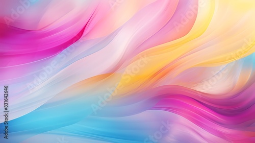 Pink  purple  white  yellow and turquoise soft lights abstract background  spring background