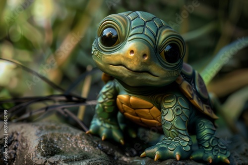 illustration of a small turtle