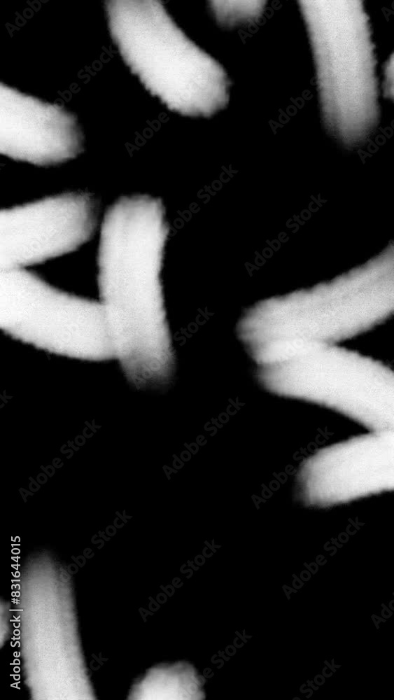 Vertical animated 4K abstract music looped video. Frame-by-frame loop ...