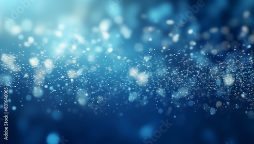 Dimensional Elegance Canvas Glitter and Glow in Blue Wall Art Background. © ART IMAGE DOWNLOADS