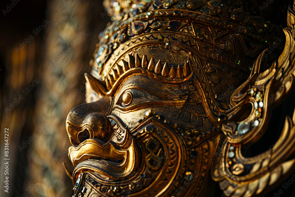 Obraz premium golden statue of buddha