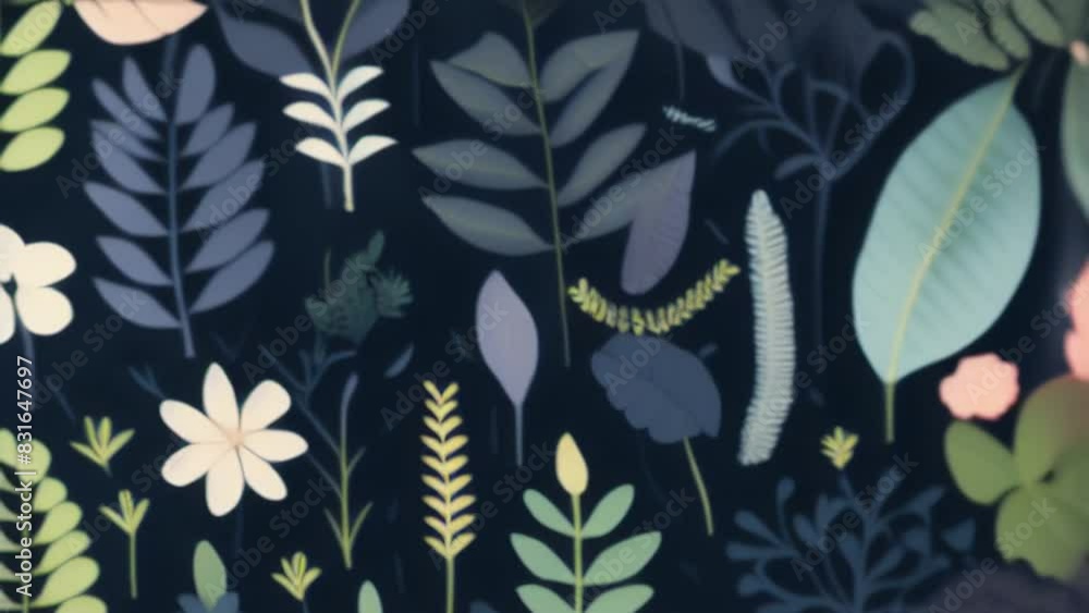 Leaves Motion Graphics Animation Leaves Motion Graphics Animation
