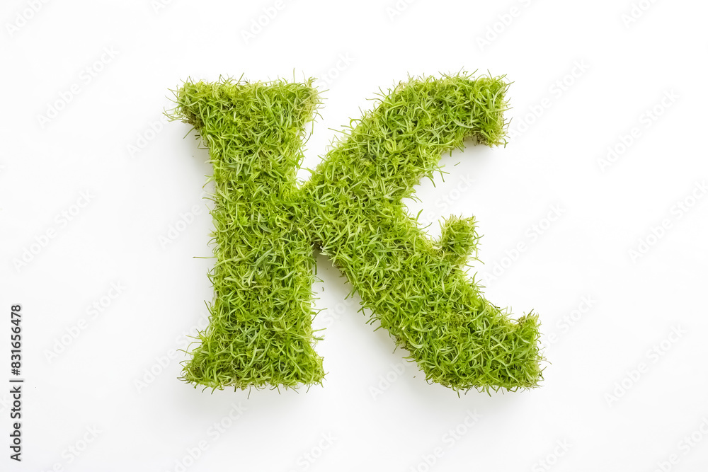 Green Grass Letter K Green Grass Letter K