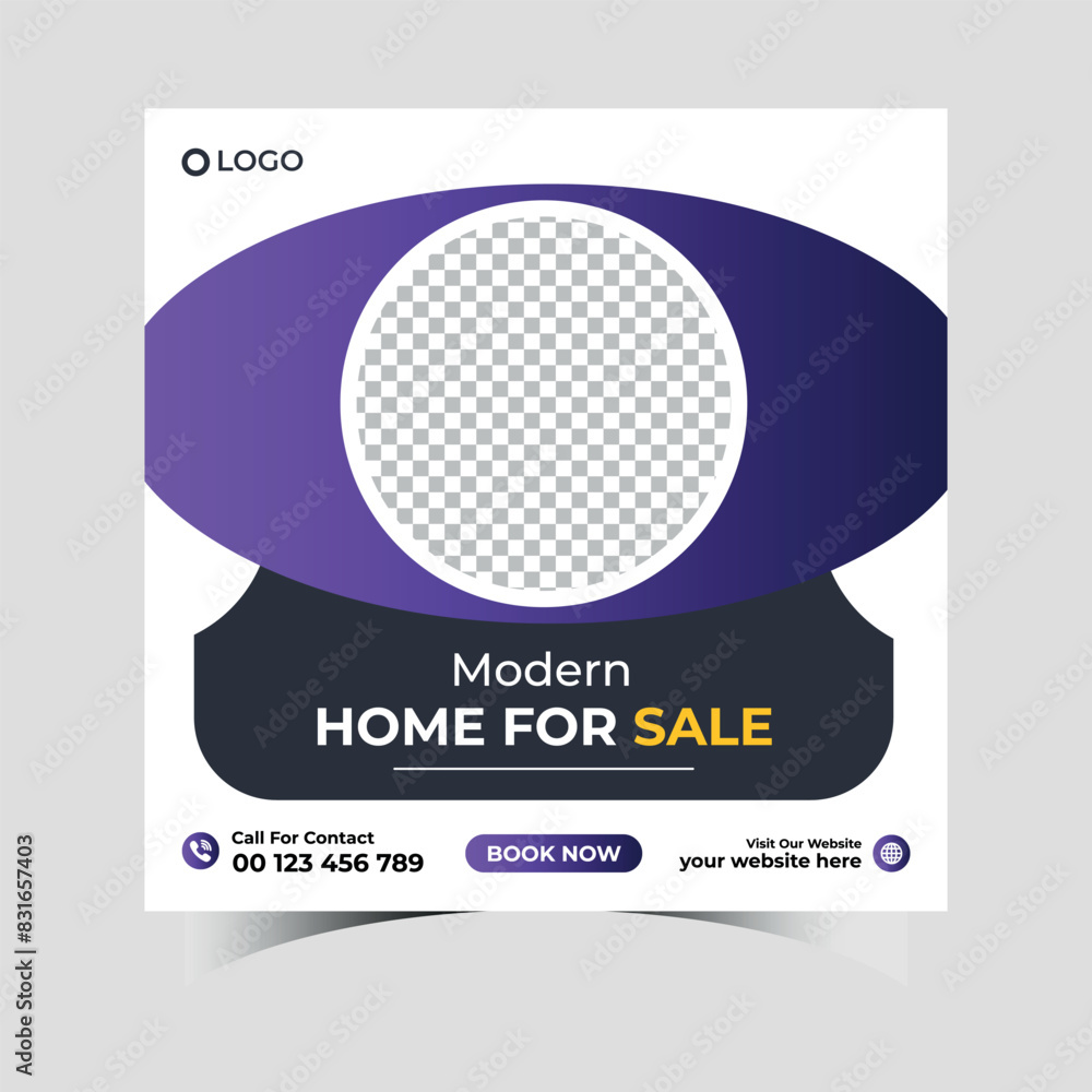 Real estate post and social media template post Real estate post and social media template post