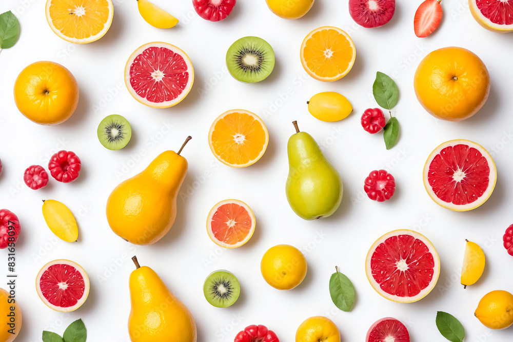 Fresh and Vibrant Fruit Pattern Fresh and Vibrant Fruit Pattern