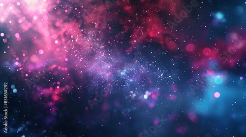 Celestial Nebula Abstract Background