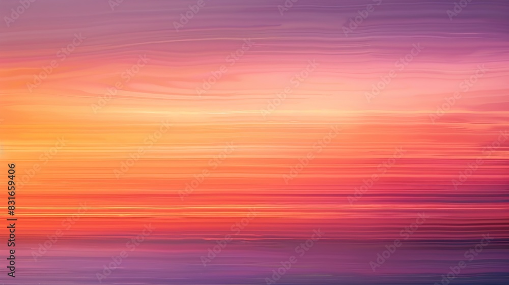 Serene Sunset Abstract Background