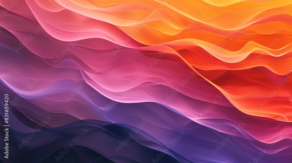 Obraz premium Serene Sunset Abstract Background