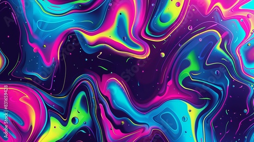 Psychedelic Kaleidoscopic Abstract Background