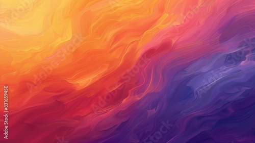 Serene Sunset Abstract Background