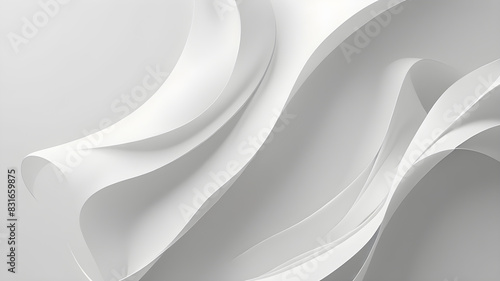 Wallpaper Mural White tones minimalist modern elegance background, Generative AI Torontodigital.ca