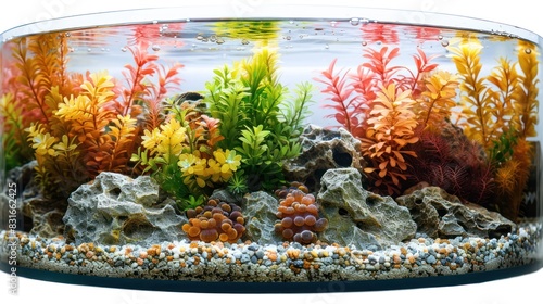 Elegant Aquarium Divider A Modern Home Decor Solution for Fish Lovers photo
