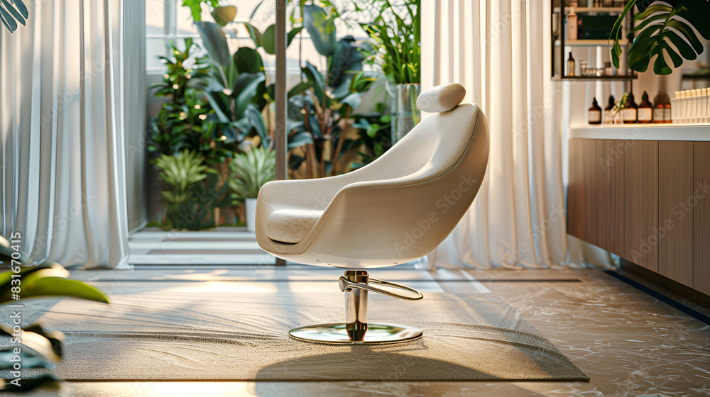 Fototapeta premium Living Room With Chair ,generative ai