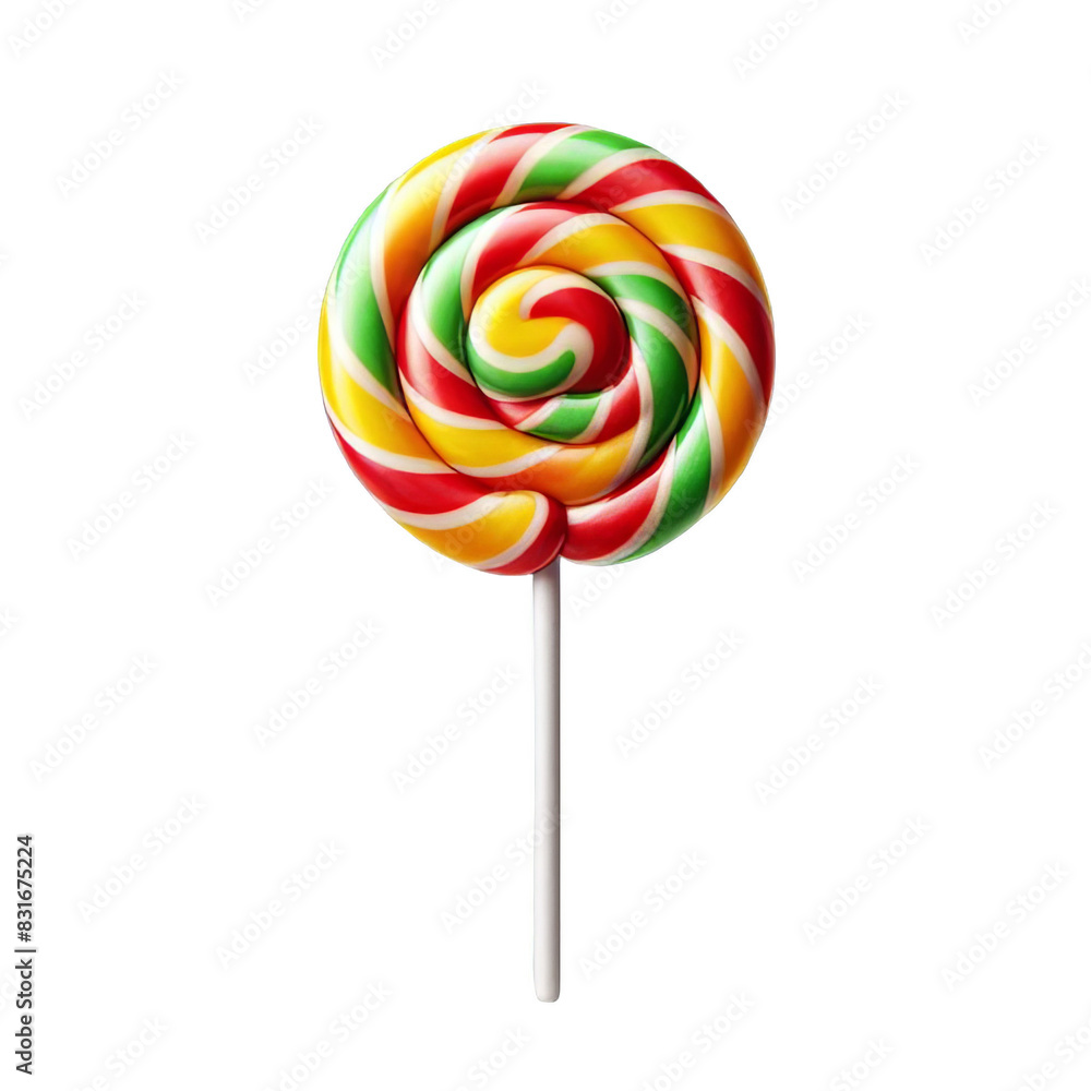 Lollipop candy isolated on transparent background Lollipop candy isolated on transparent background
