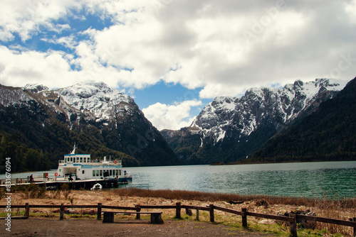 Landscape in the Nahuel Huapi national park. San Carlos de Bariloche, Argentina. photo