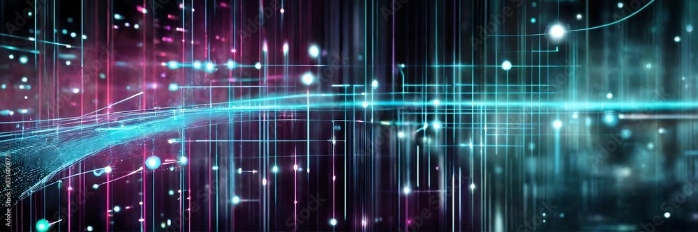 Fototapeta premium Digital background perfect for tech processes