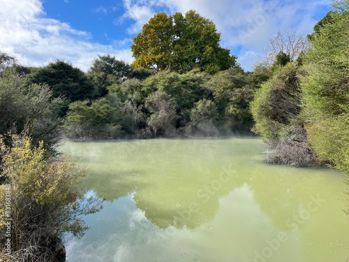 Kuirau Park, Rotorua, North Island of New Zealand photo