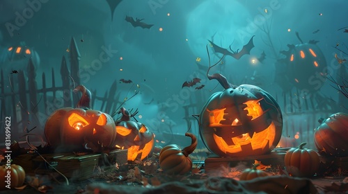 Halloween image with spooky © asma