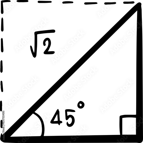 trigonometry math sin cos tan sec cosec cot handwritten
