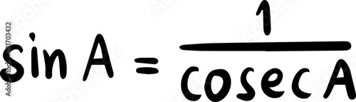trigonometry math sin cos tan sec cosec cot handwritten