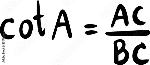 trigonometry math sin cos tan sec cosec cot handwritten