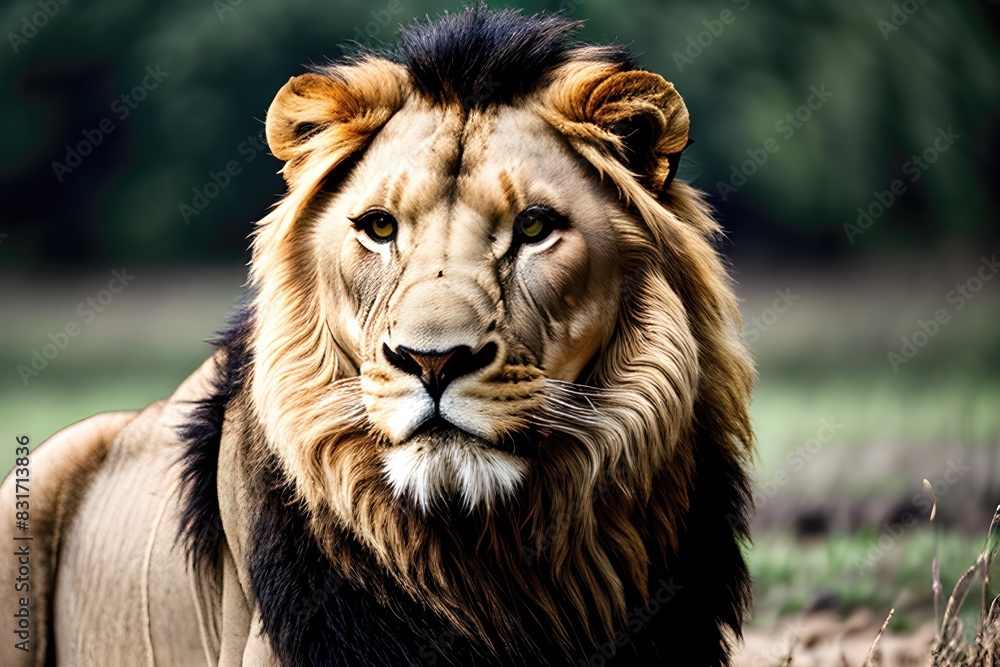 Naklejka premium lion 