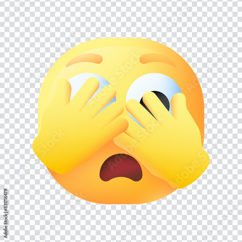 Peeking vector icon design in eps 10