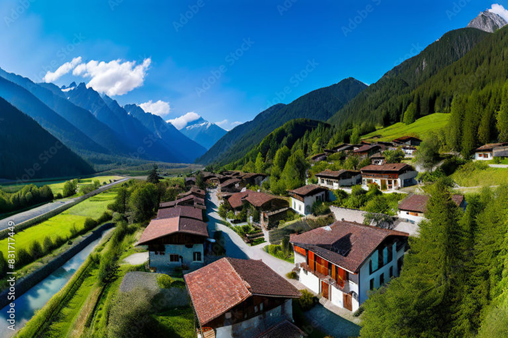 village on the mountain village on the mountain