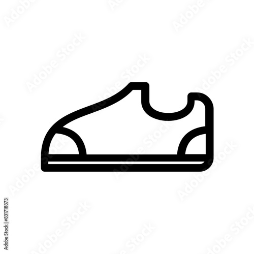 School Shoe Education line icon