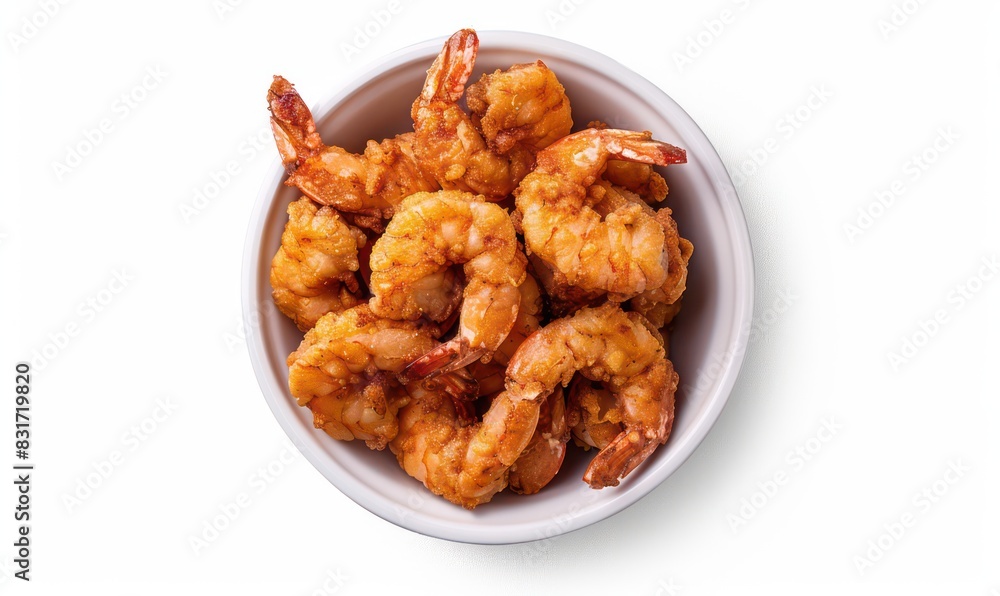 fried shrimps wallpaper with a professional setting and top view fried shrimps wallpaper with a professional setting and top view