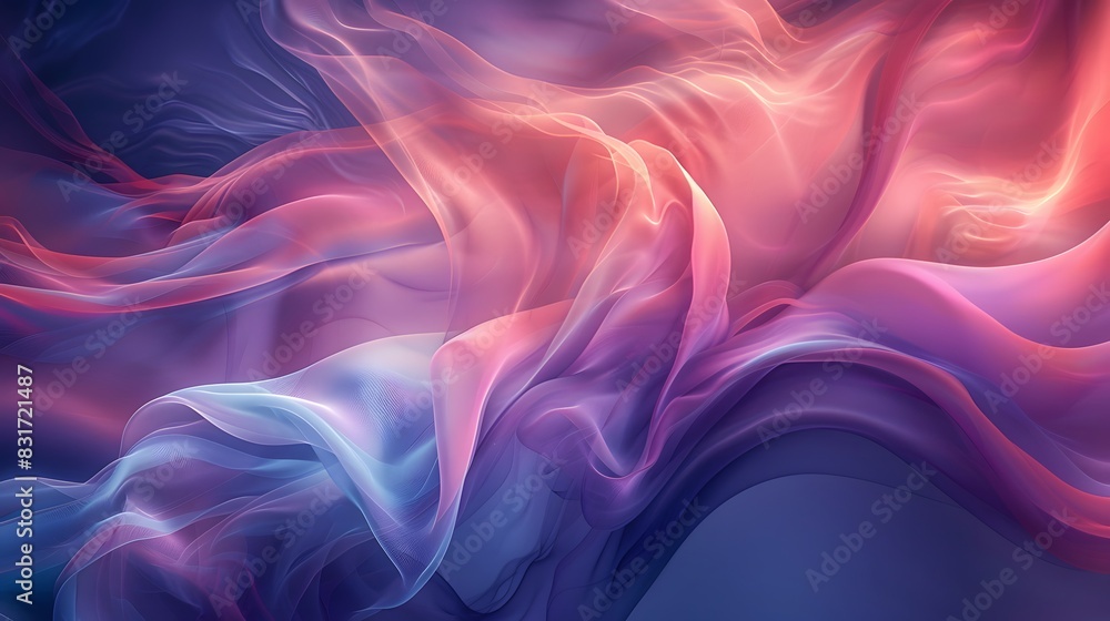 Blue and pink abstract background with a blue and pink swirl.
