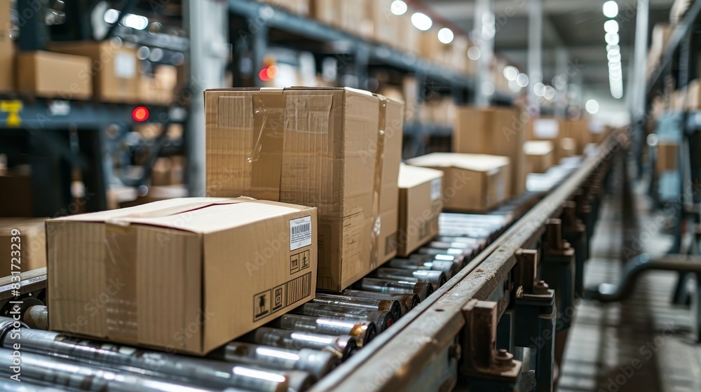 Preparing Parcels for Delivery in an Efficient Industrial Production Line Preparing Parcels for Delivery in an Efficient Industrial Production Line
