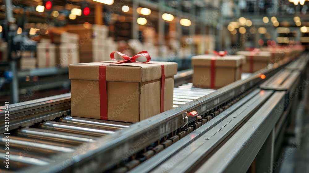 Preparing Parcels for Delivery in an Efficient Industrial Production Line Preparing Parcels for Delivery in an Efficient Industrial Production Line