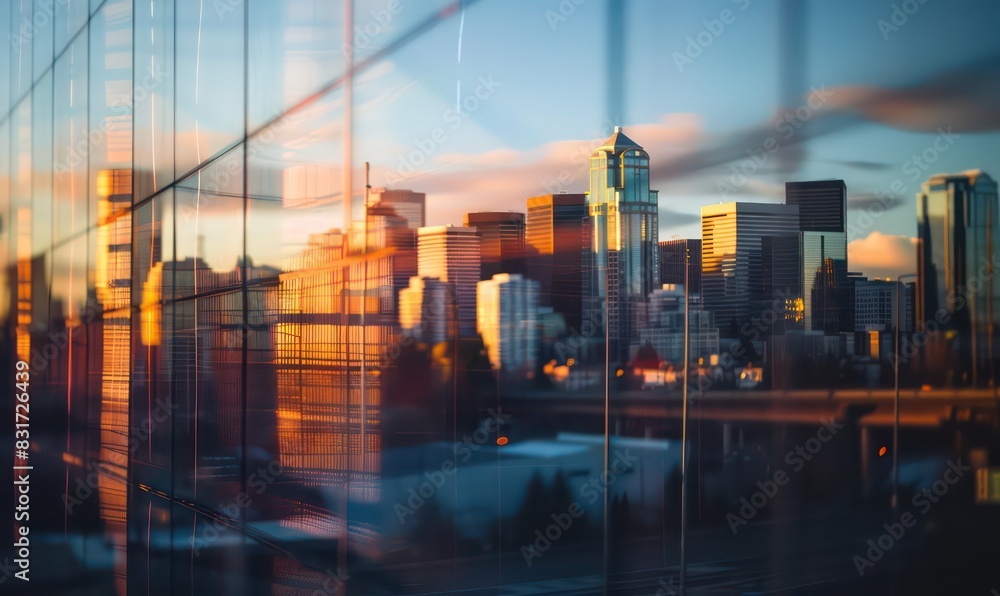 city skyline with solar panels in the foreground city skyline with solar panels in the foreground