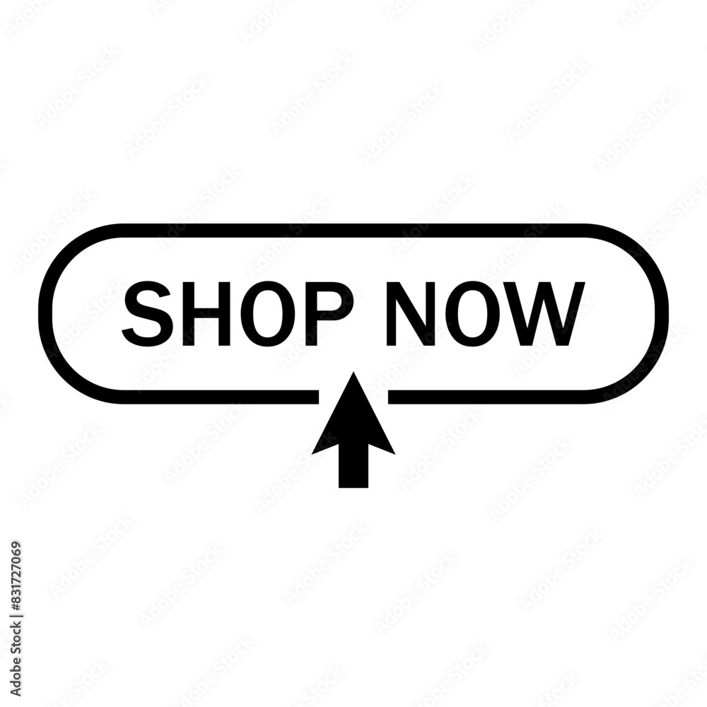 Shop Now Button Icon, Simple Icon Vector Design, best used for presentation, application, web and banner Shop Now Button Icon, Simple Icon Vector Design, best used for presentation, application, web and banner