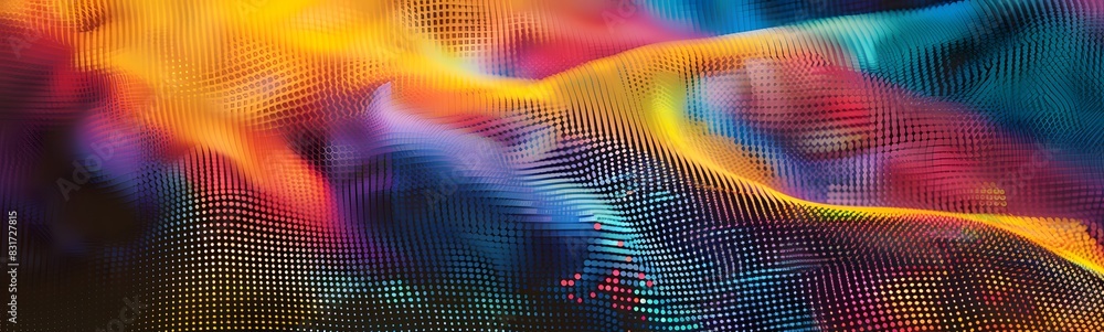 Obraz premium abstract grunge background with halftone style.