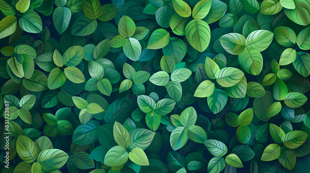 Background of green plants ,generative ai Background of green plants ,generative ai