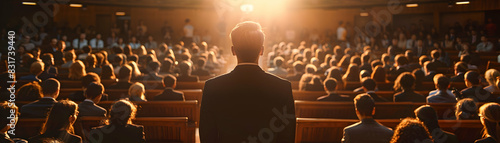 Photo realistic image of students in debate with glossy backdrop, emphasizing critical thinking and growth mindset in education High resolution stock photo concept