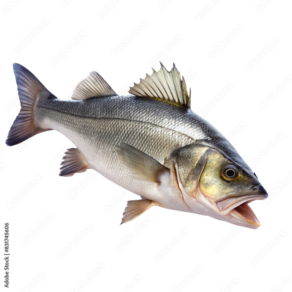 Fototapeta premium fish isolated on white background