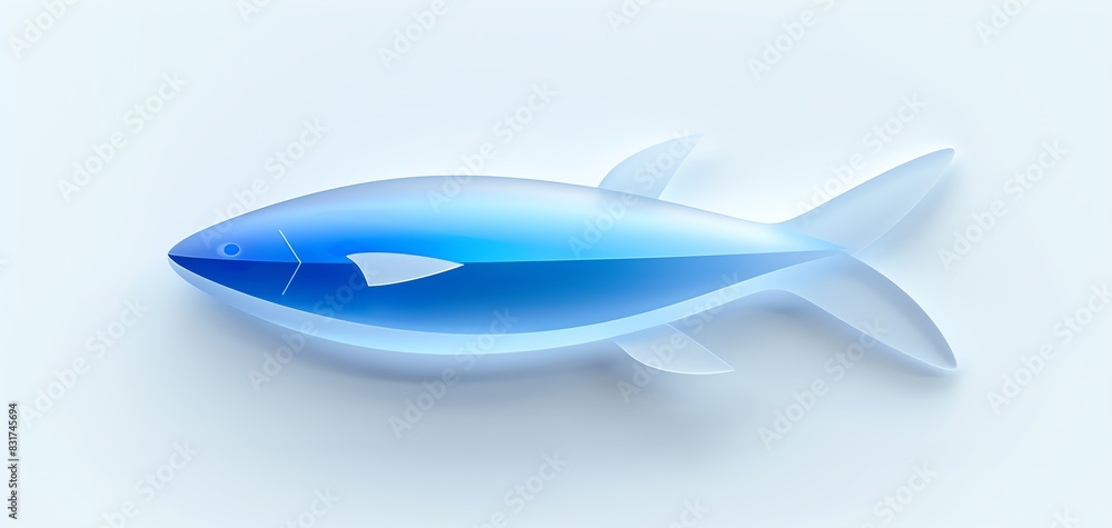 Sardine solid isolated white background Sardine solid isolated white background