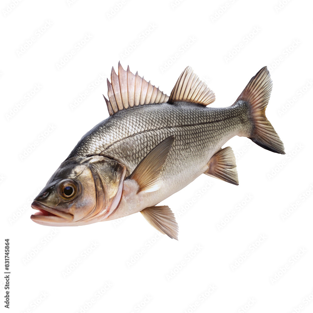 Fototapeta premium fish isolated on white background 